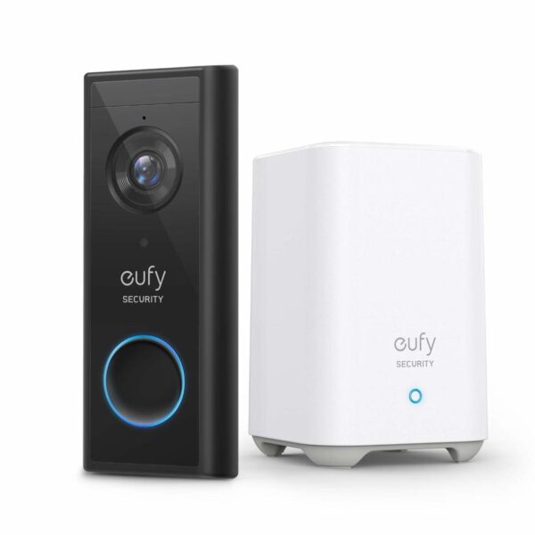 Eufy Wireless Video Doorbell (Battery-Powered) with 2K HD