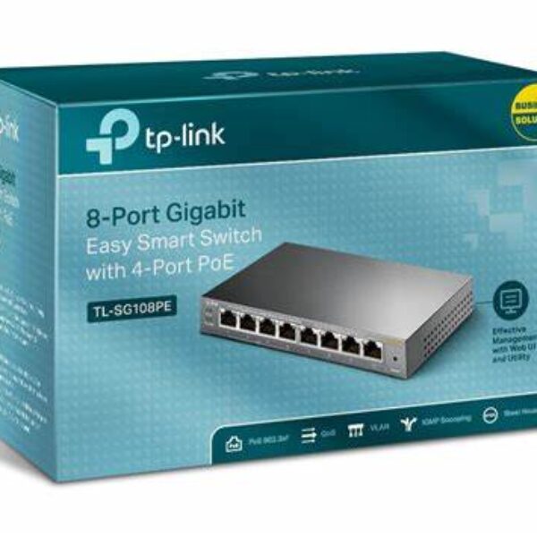 TP Link 8-Port Gigabit Desktop PoE Switch