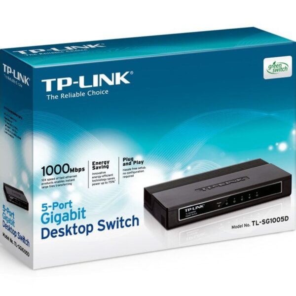 TP-Link TL-SG1005D 5-Port Gigabit Desktop Switch